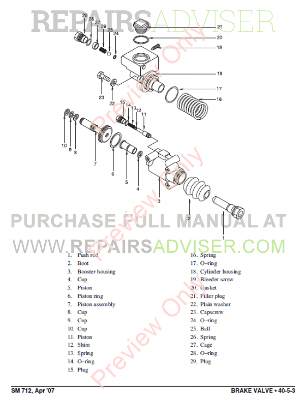 Clark Forklift Cmp 30 Service Manual